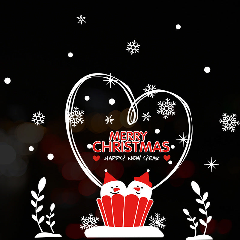 Christmas decoration window sticker