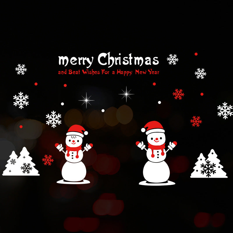 Christmas decoration window sticker