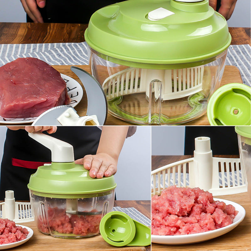 Household Manual Meat Grinder Dumpling Stuffing Kitchen Hand Mixer