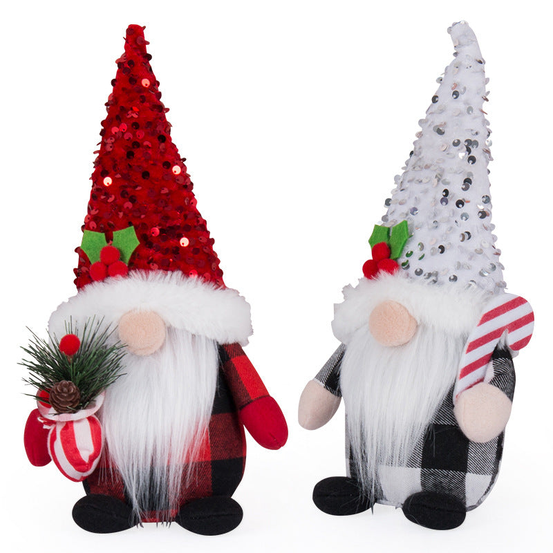 Christmas Decorations Faceless Baby Doll Ornaments