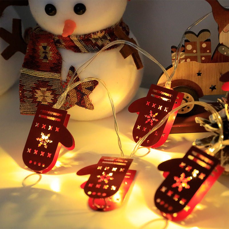 2023 Christmas LED Light String Santa Claus Elk Snowman Xmas Ornament String Light Christmas Decorations 2023 New Year Navidad Gift - Axooms