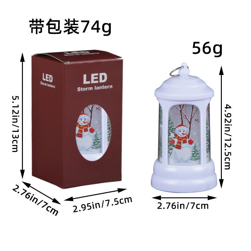 2023 Hong Kong Love New Christmas Wind Lamp Santa Night Light Portable Small Oil Lamp Christmas Decorations Gifts - Axooms