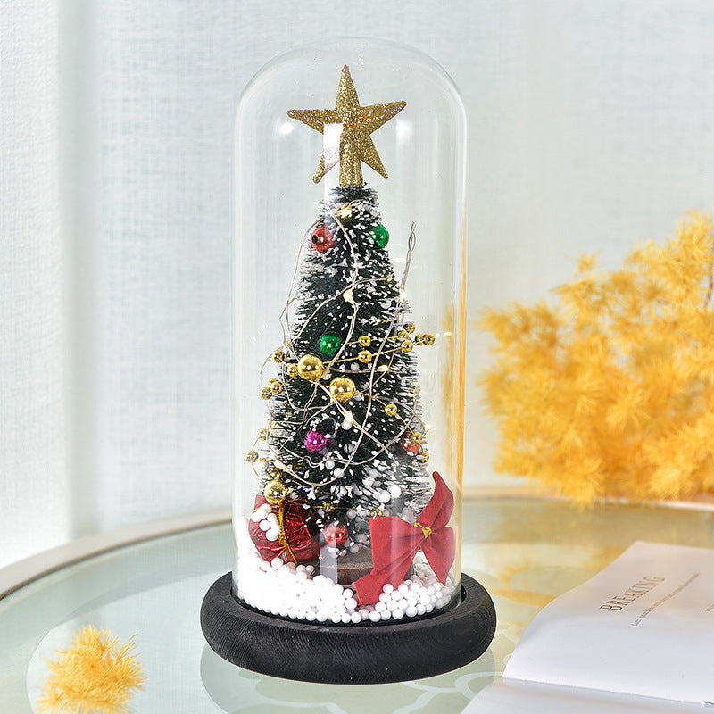Creative Christmas decoration glass cover ornaments