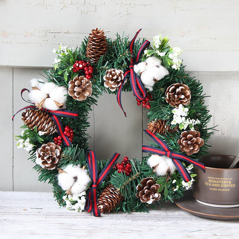 30cm 40cm Christmas Wreath Ornaments Christmas Wreath - Axooms