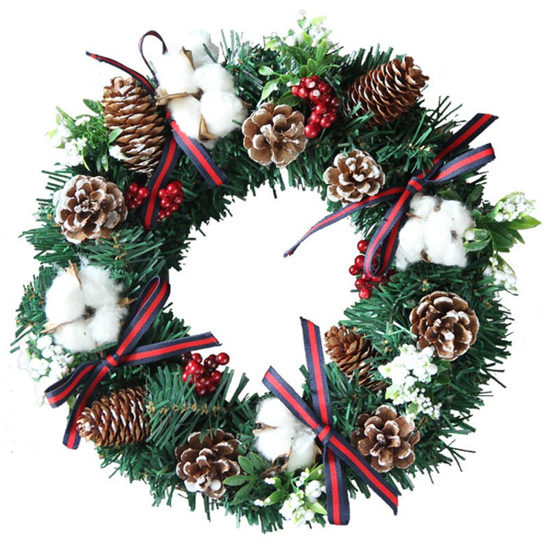 30cm 40cm Christmas Wreath Ornaments Christmas Wreath - Axooms