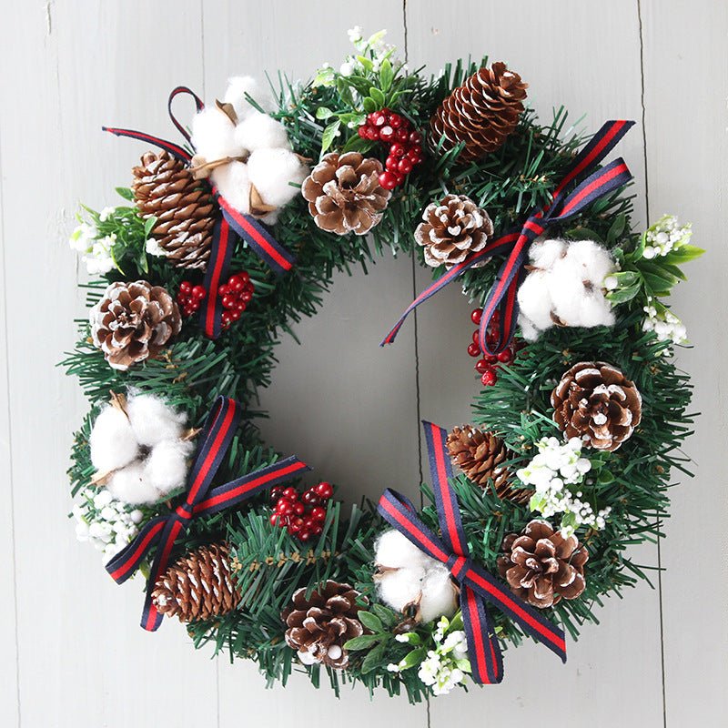 30cm 40cm Christmas Wreath Ornaments Christmas Wreath - Axooms