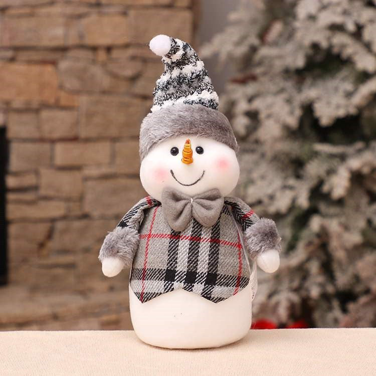 christmas decorations cute snowman adornment  props