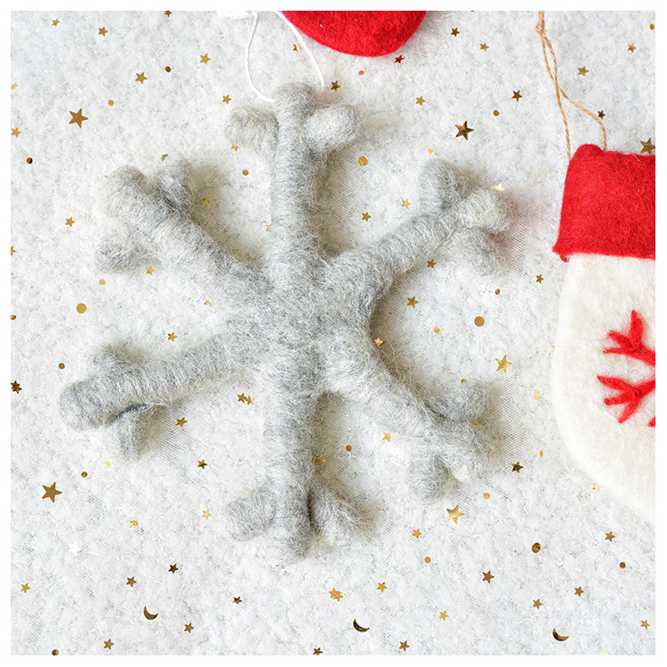 Snowflake Christmas Tree Ornaments Hanging Balls