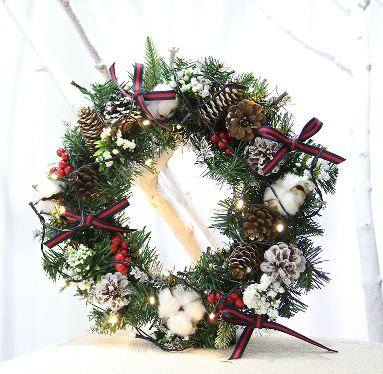 30cm 40cm Christmas Wreath Ornaments Christmas Wreath