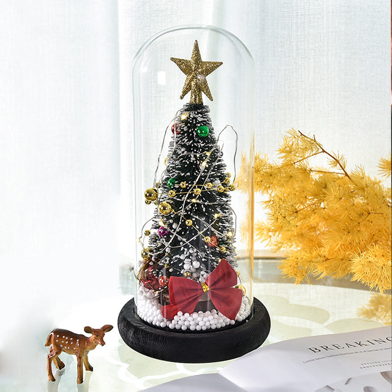 Creative Christmas decoration glass cover ornaments