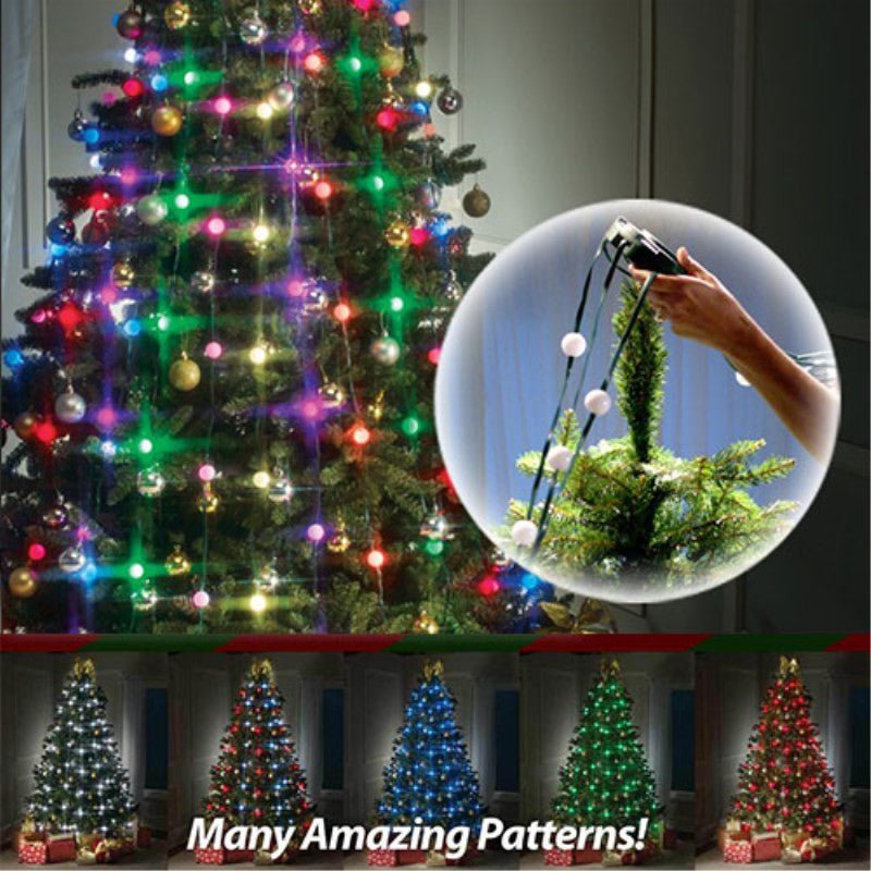 64 Light Dazzler Shower Tree Light Show Of Christmas Tree - Axooms