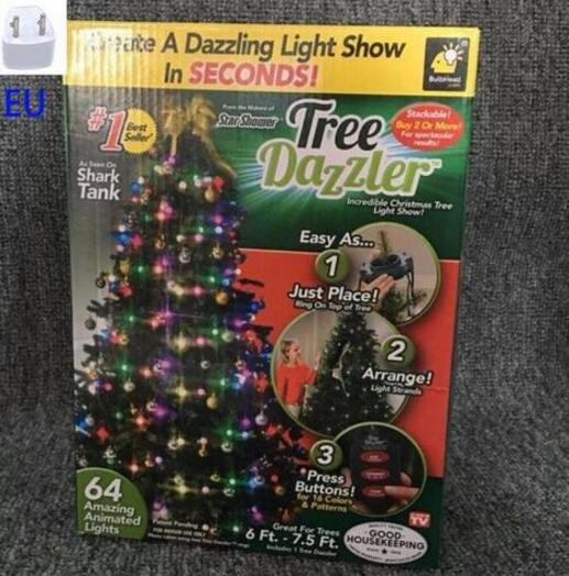 64 Light Dazzler Shower Tree Light Show Of Christmas Tree - Axooms