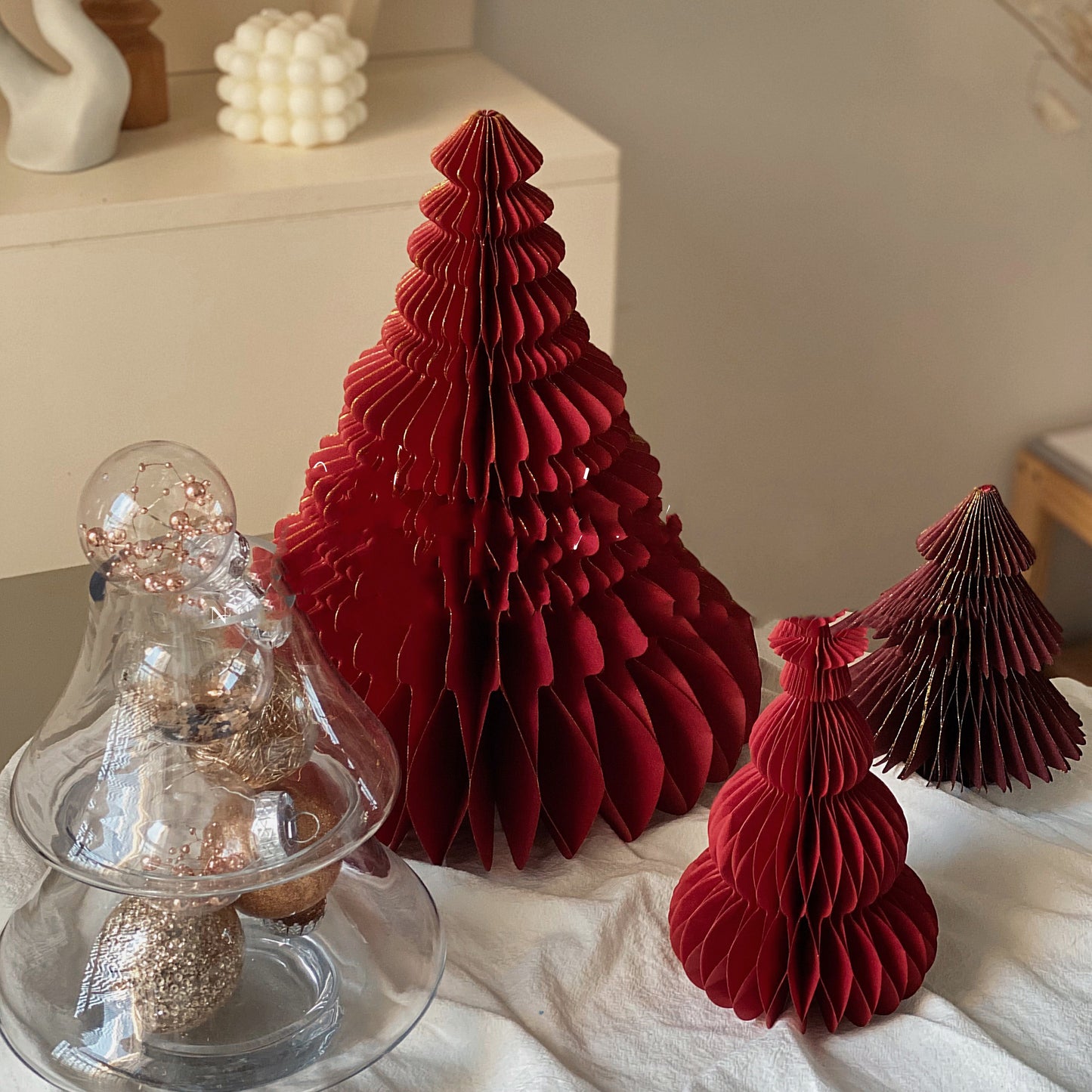 Origami Christmas Tree Home Decoration Ornaments