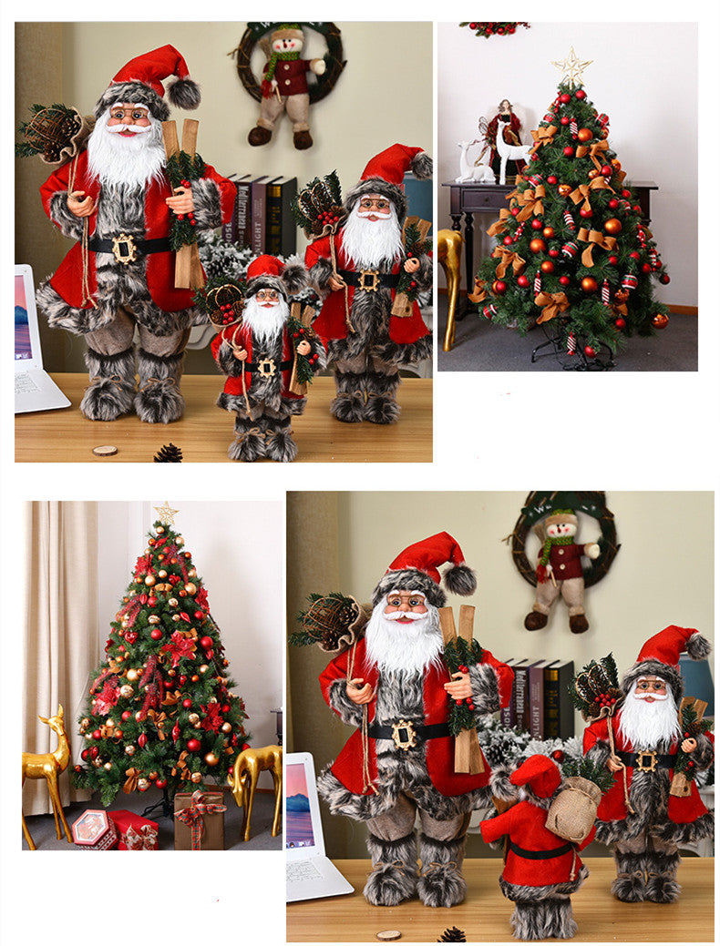 Christmas Decoration Ornaments Red Santa Claus
