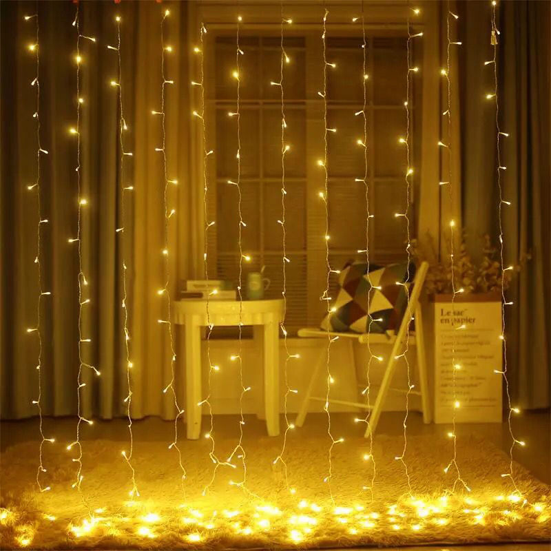 LED Curtain Lights String Icicle Lights Christmas Decoration Lights Holiday Lights