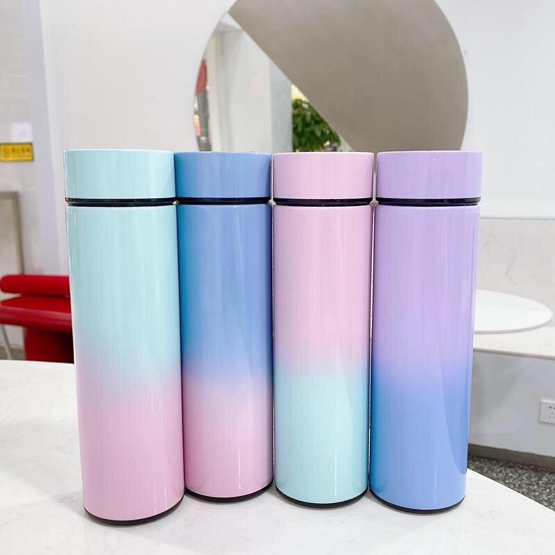 Intelligent Stainless Steel Bottle Cup Temperature Display Vacuum Flasks Travel Car Soup Coffee Mug Water Bottle