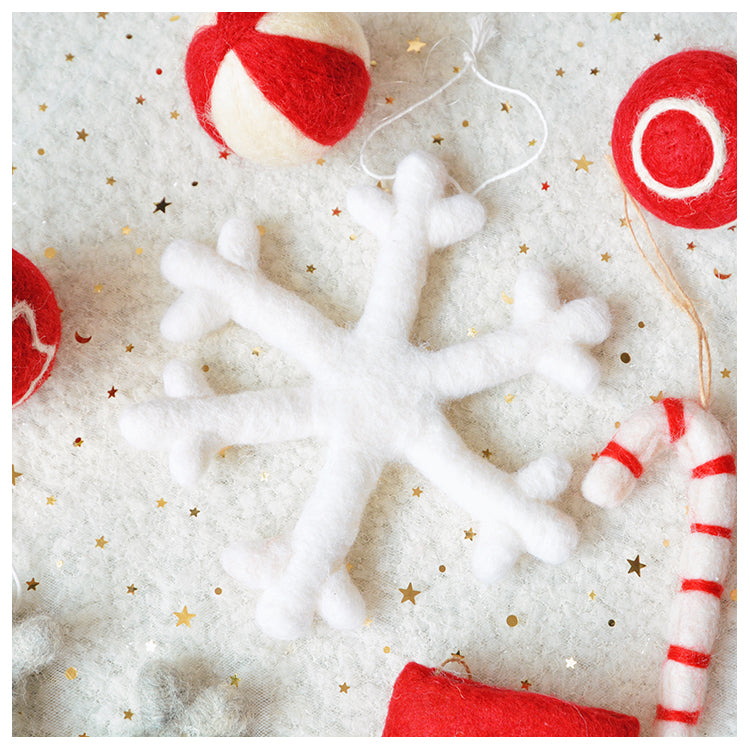 Snowflake Christmas Tree Ornaments Hanging Balls