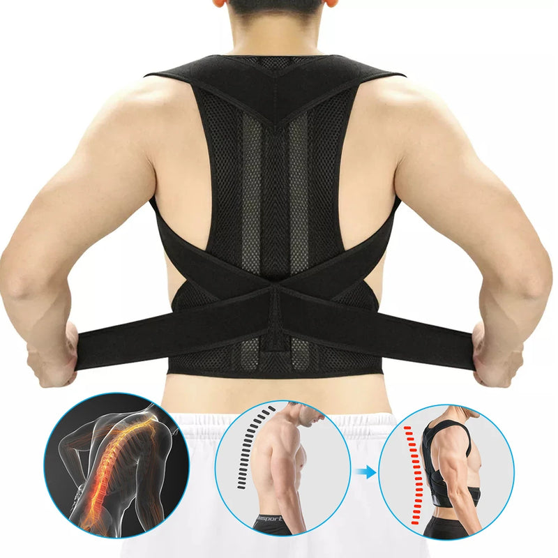 Back Posture Corrector Adult Back Support Shoulder Lumbar Brace Health Care Support Corset Back Belt