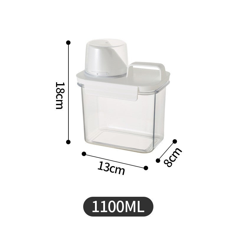 Multi-Grain Jar Moisture-proof Insect-proof Sealed Jar Scale Rice Bucket Household Grain Storage Jar Kitchen Transparent Storage Jar