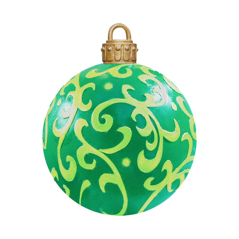 Christmas Decoration Balloon 60cm Outdoor Fun Festival Atmosphere Printing Pvc Inflatable Toy Ball