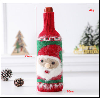 Christmas Decoration Bottle Cover Domestic Ornaments