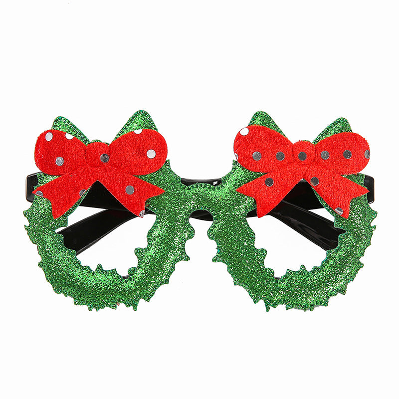 New Christmas Cartoon Headband Adult Children Gift Santa Claus Snowman Antlers Glasses Christmas Decoration Glasses