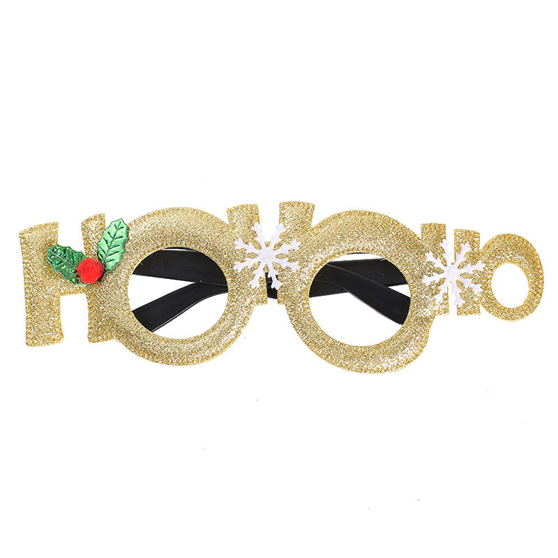 New Christmas Cartoon Headband Adult Children Gift Santa Claus Snowman Antlers Glasses Christmas Decoration Glasses