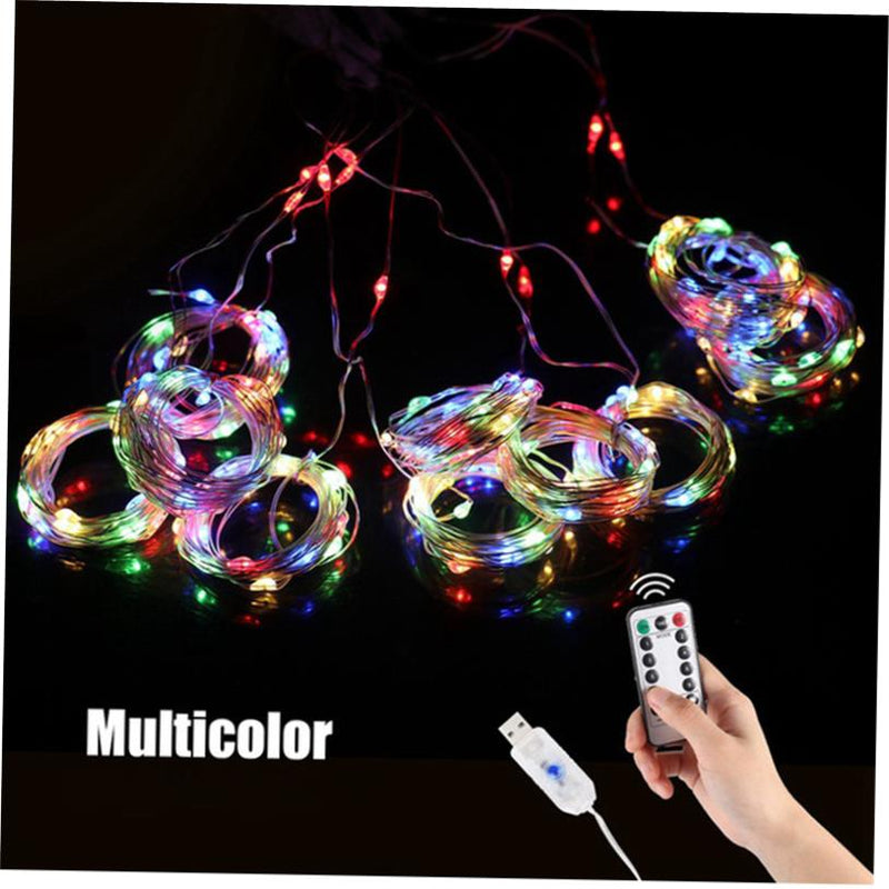 LED Curtain String Light Christmas Decorations For Home Garl