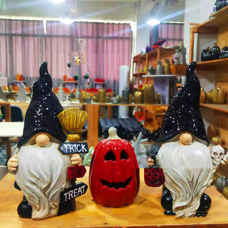 Christmas Broom Pumpkin Faceless Doll Ornaments