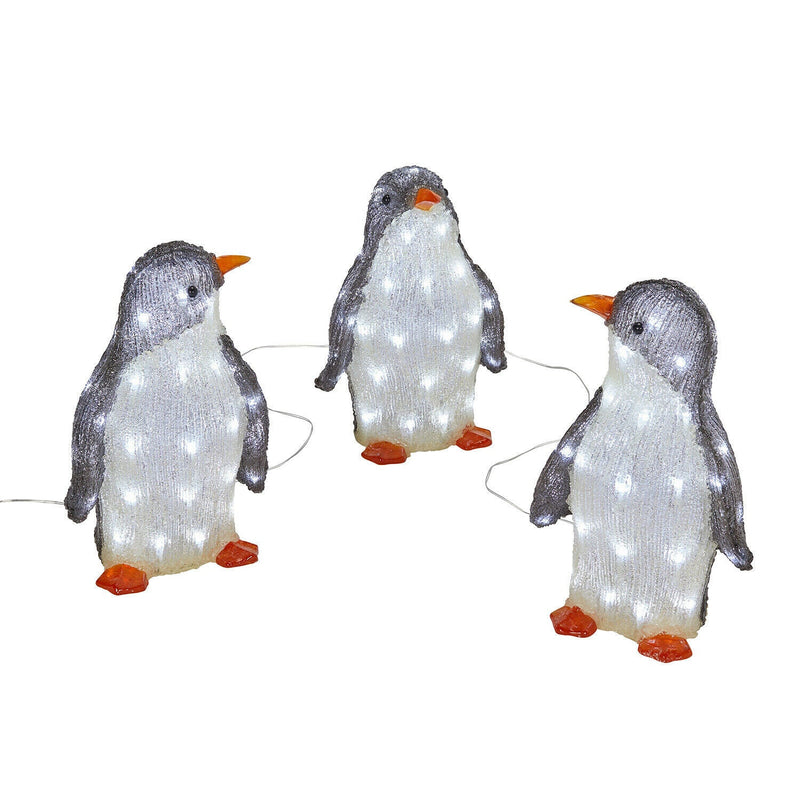 Acrylic Penguin Christmas Decoration Light Ornaments - Axooms