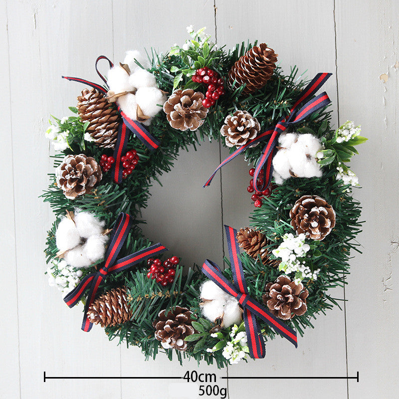 30cm 40cm Christmas Wreath Ornaments Christmas Wreath