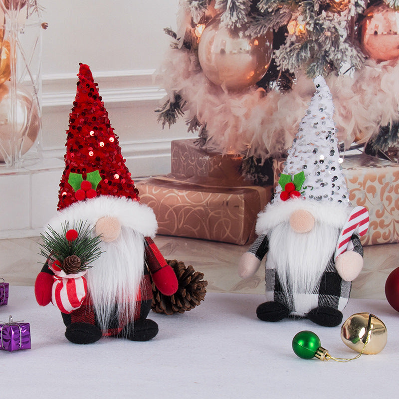 Christmas Decorations Faceless Baby Doll Ornaments