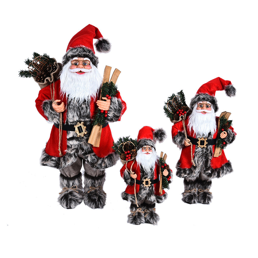 Christmas Decoration Ornaments Red Santa Claus