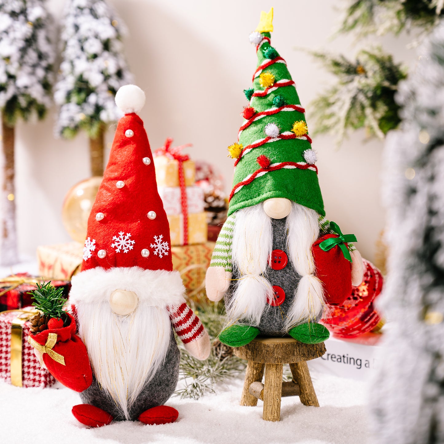 Christmas Doll Decoration Supplies Doll Ornaments