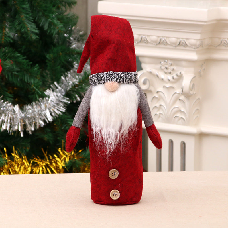 Christmas decoration articles no face doll