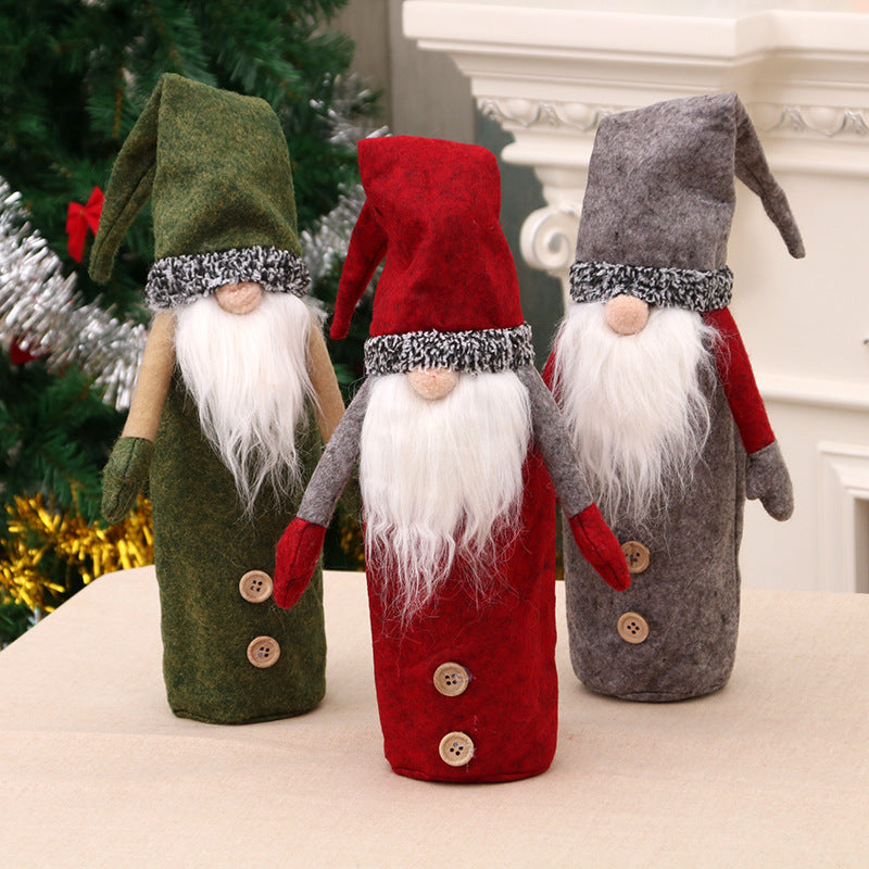 Christmas decoration articles no face doll