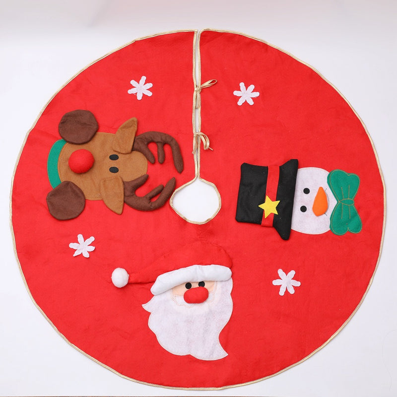 Christmas Tree Skirt High Grade Hotel Christmas Decoration Tree Skirt Layout