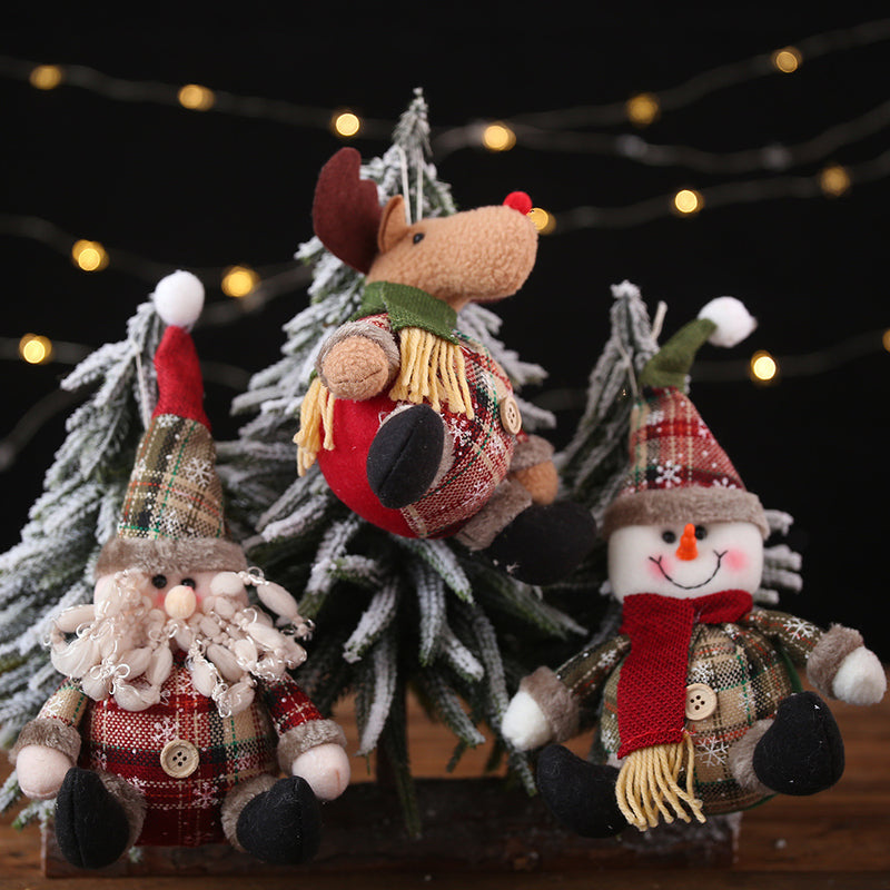 Christmas Elk Santa Claus Snowman Christmas Decorations