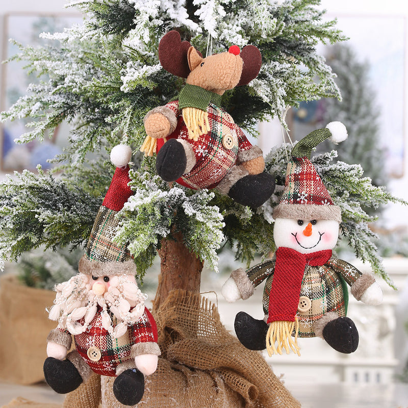 Christmas Elk Santa Claus Snowman Christmas Decorations