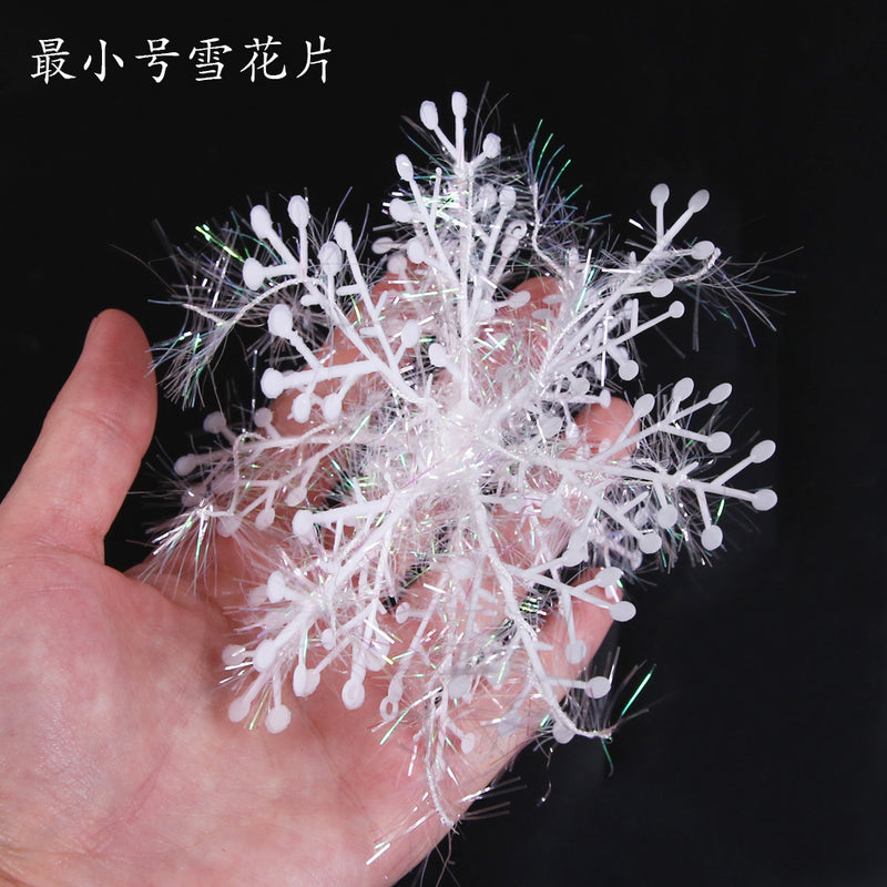 Christmas Snowflakes Christmas Decorations Activity Goods Three-dimensional Snowflake Strings