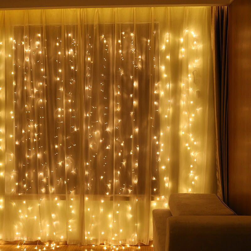 LED Curtain Lights String Icicle Lights Christmas Decoration Lights Holiday Lights