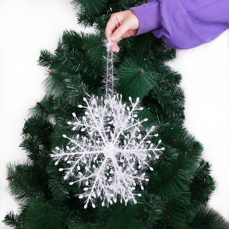 Christmas Snowflakes Christmas Decorations Activity Goods Three-dimensional Snowflake Strings