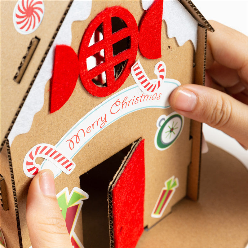 Handmade diy material package Christmas decoration gift cookie house