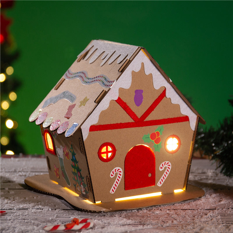 Handmade diy material package Christmas decoration gift cookie house