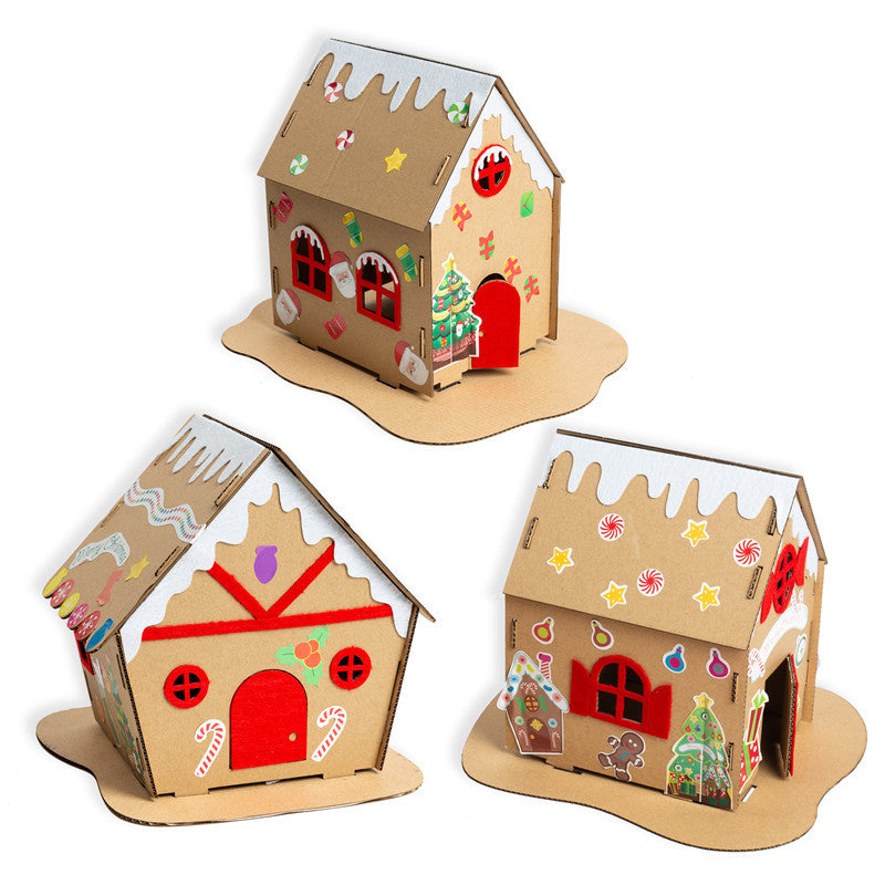 Handmade diy material package Christmas decoration gift cookie house