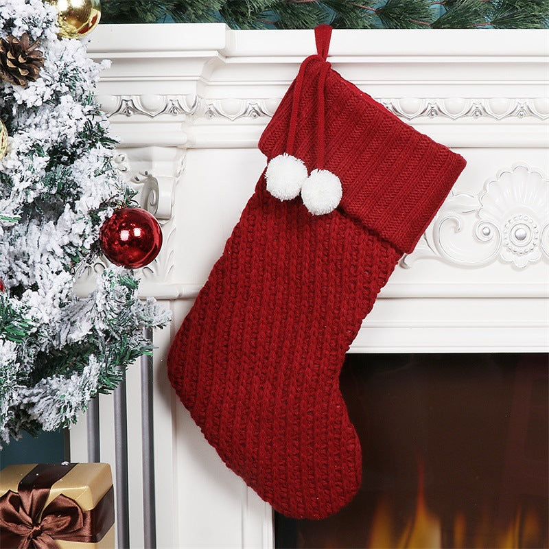 Christmas sock gift bag pendant Christmas decoration