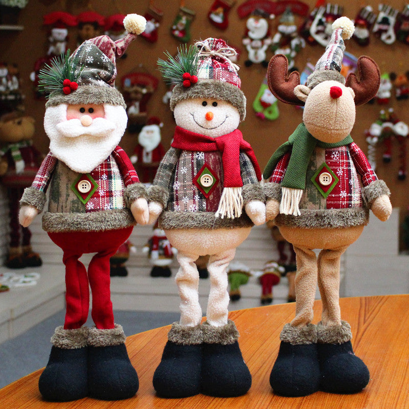 Christmas Decoration SuppliesChristmas Decoration DollsChristmas DollsChristmas Elk WindowChristmas Supplies