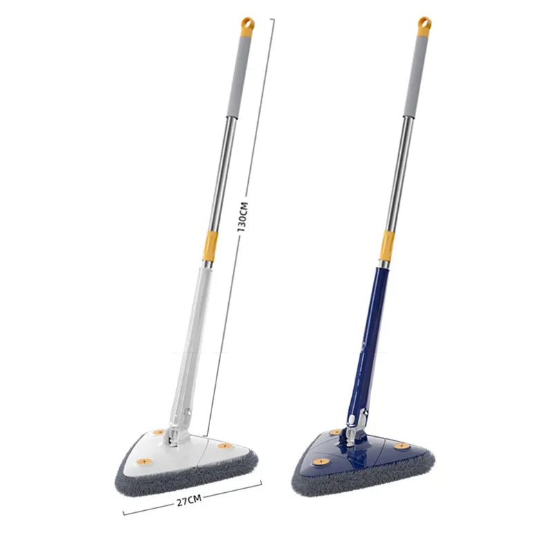 New Iengthened Triangular Mop 360-Degree Telescopic Rotatable Adjustable Floor Cleaning Mop Absorbent Wet And Dry Dual-use Clean