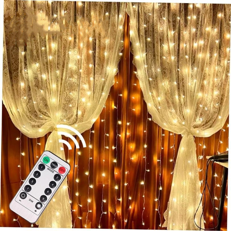 LED Curtain String Light Christmas Decorations For Home Garl