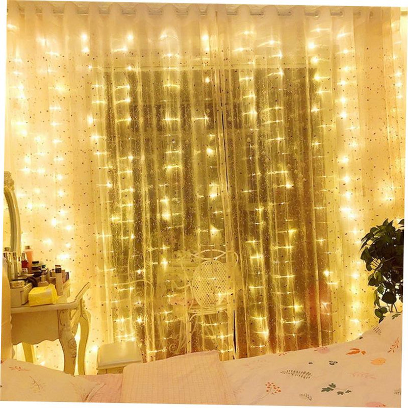 LED Curtain String Light Christmas Decorations For Home Garl